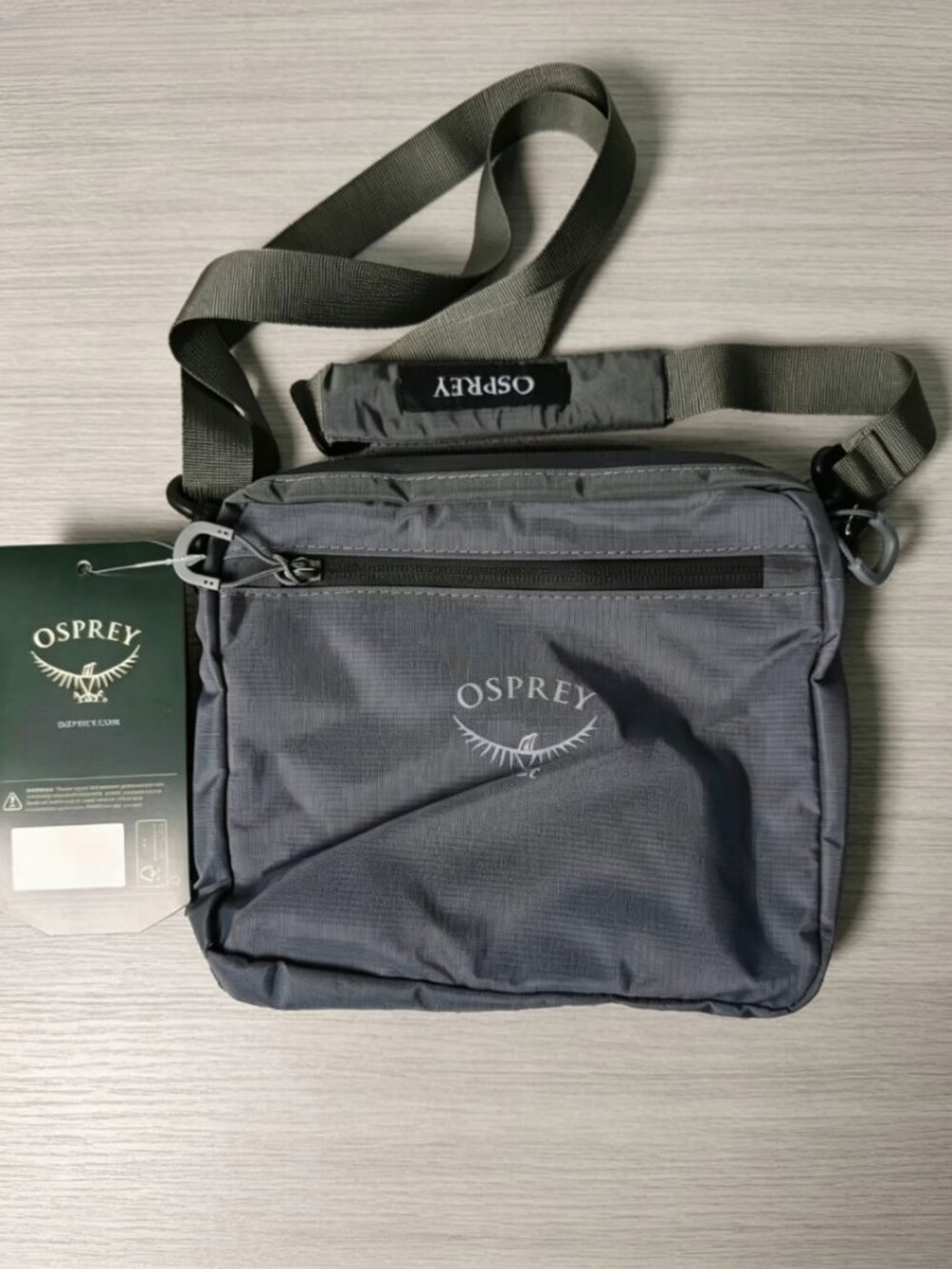 Osprey Gray Sling Crossbody Bag